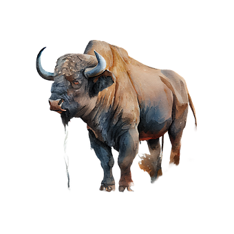 Ai Generert, Amerikansk Bison, Ku