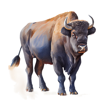 Ai Generert, Amerikansk Bison, Ku