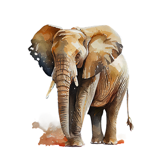 Ai Generert, Afrikansk Elefant, Elefant