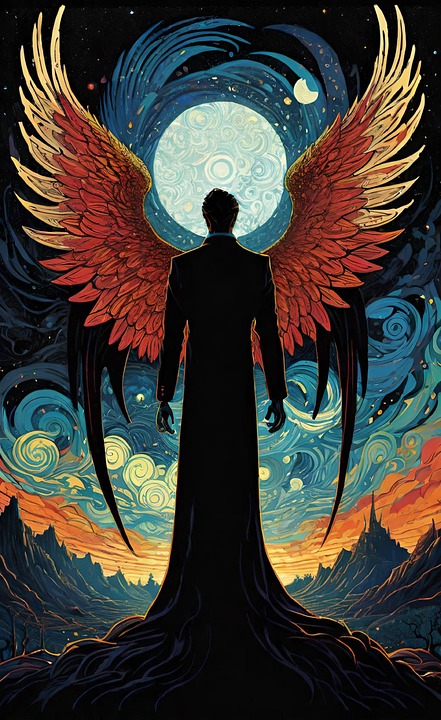 Download Ai Generated, Lucifer, Devil. Royalty-Free Stock Illustration ...