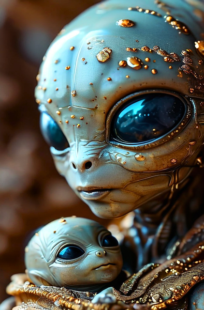 Download Ai Generated, Extraterrestrial, Aliens. Royalty-Free Stock ...