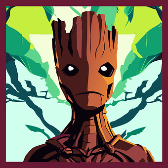 Ai Gerado, Groot, Vingadores, Árvore