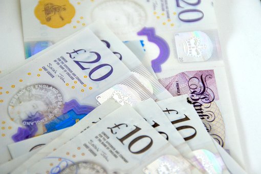 Geld, Pfund, Bank, Sparen, Investition