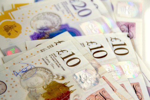 Pfund, Geld, Bank, Sparen