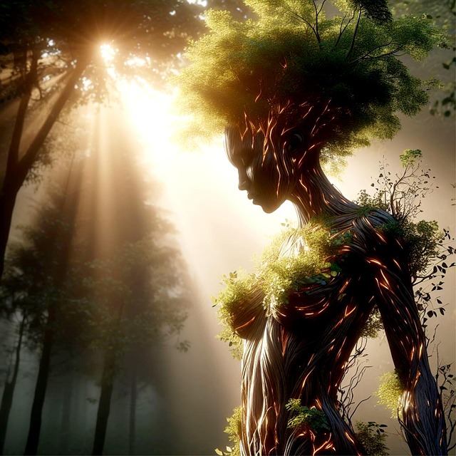 Ai Generiert, Baum Geist, Waldgeist