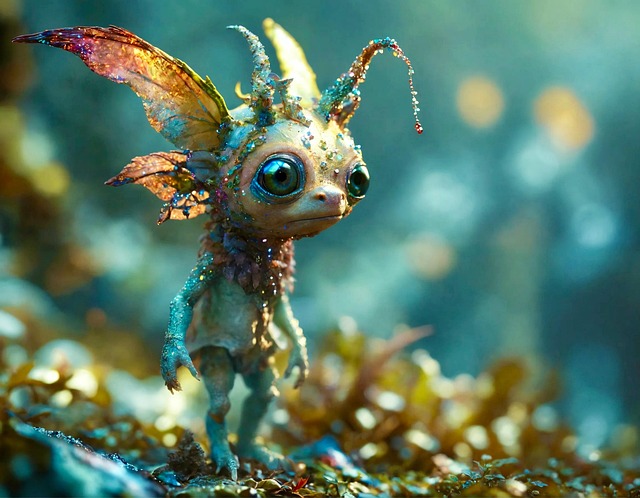 Download free HD stock image of Ai Generated Forest Free ai generated forest creature illustration