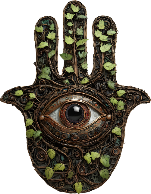 Free ai generated hamsa hand illustration