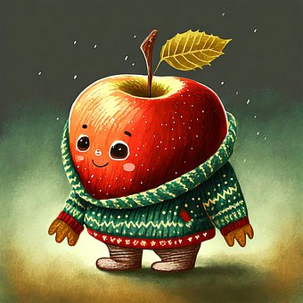 Free Ai Generated Apple illustration and picture