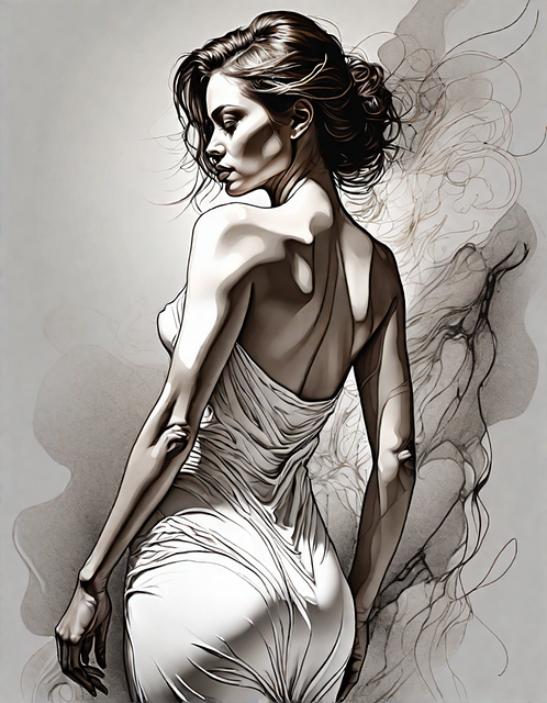 Free ai generated woman model illustration