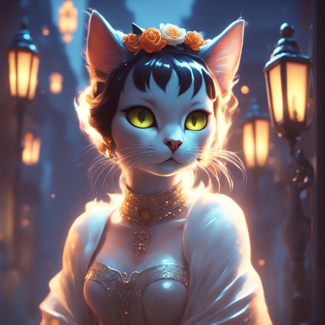Free ai generated cat animal illustration