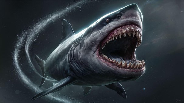 Free Ai Generated Shark illustration and picture