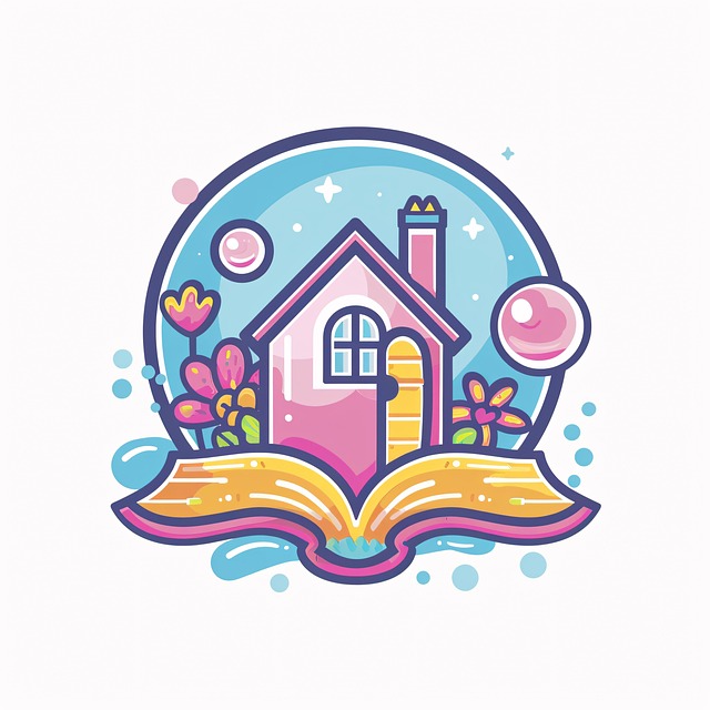 Free ai generated house book illustration