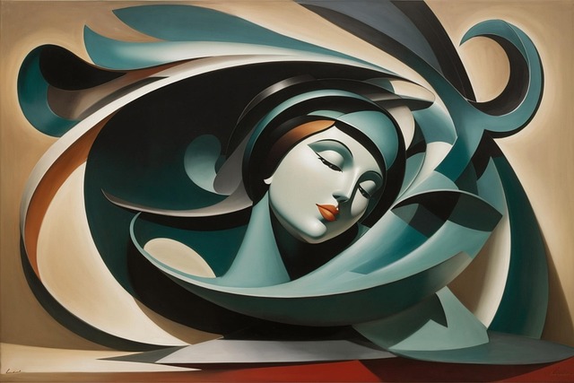 Free ai generated woman sculpture illustration