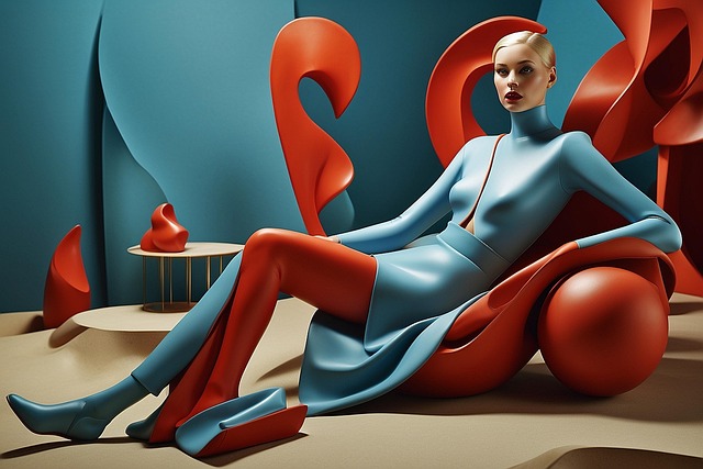 Free ai generated woman sculpture illustration