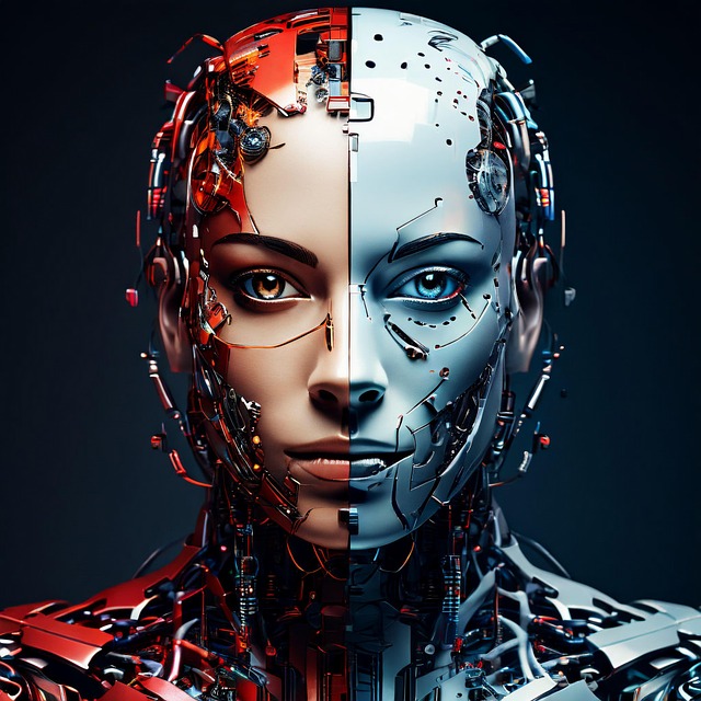 Download free HD stock image of Ai Generated Cyborg Free ai generated cyborg robot illustration