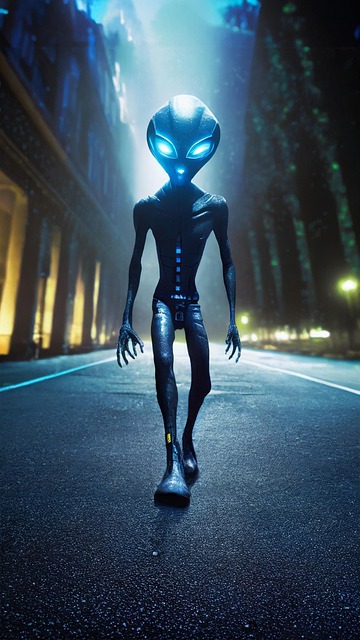 Free ai generated alien reature illustration