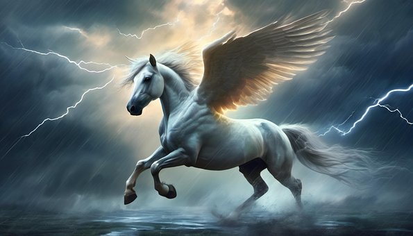 Free Ai Generated Pegasus illustration and picture