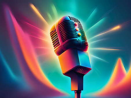 Ai Generiert, Mikrofon, Radio, Audio