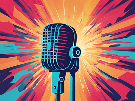Ai Generiert, Mikrofon, Podcast, Radio