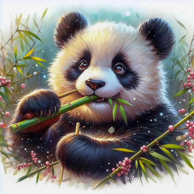 Download free HD stock image of Panda Bear Free panda bear nature illustration