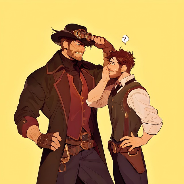 Free ai generated anime western illustration