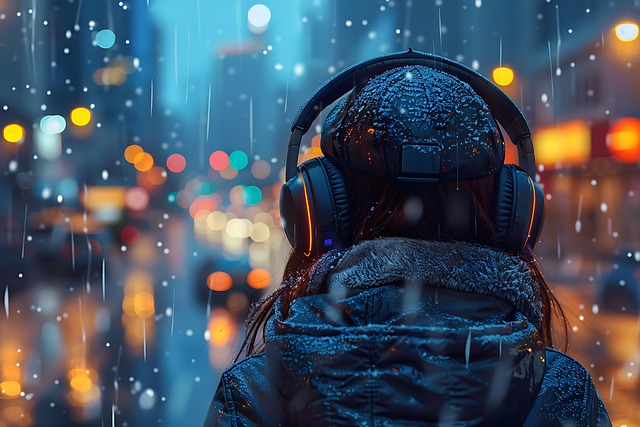 Free ai generated rainy road illustration