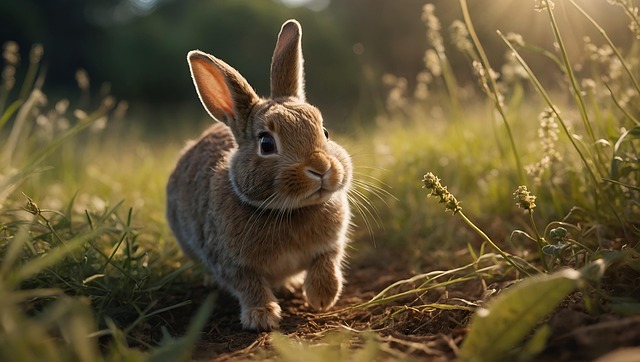 Free ai generated easter bunny illustration