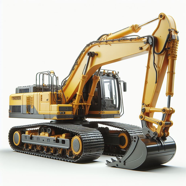 Ai Generiert, Bagger, Maschinen