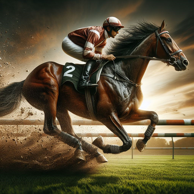 Free ai generated horse horse riding illustration
