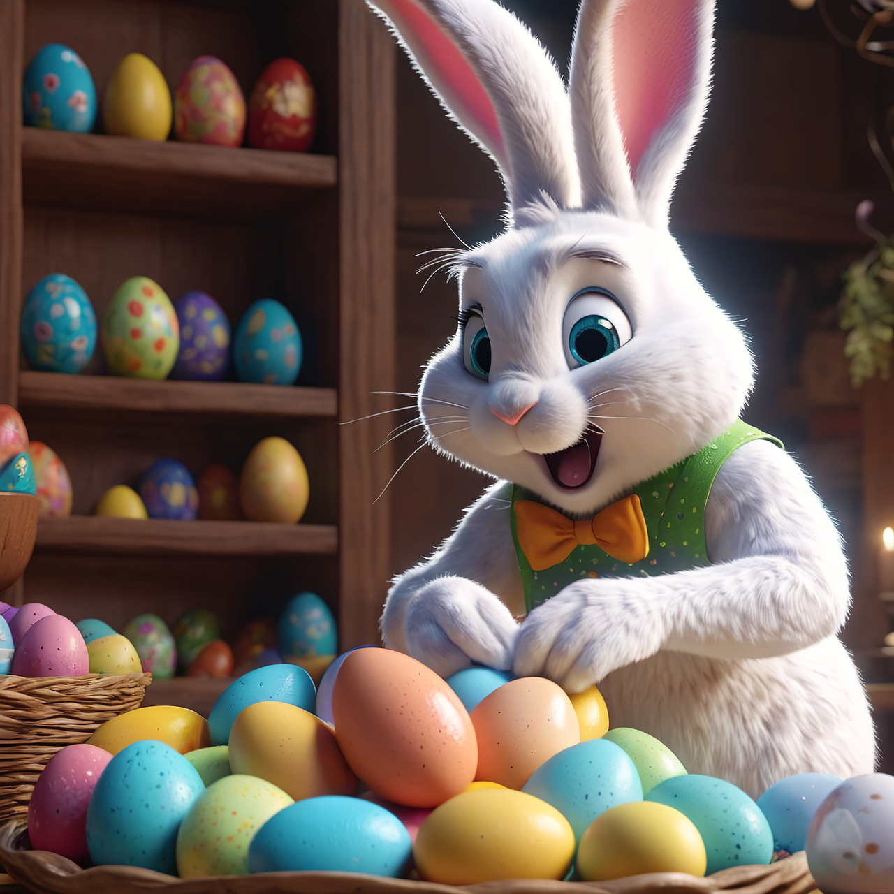 Download Ai Generated, Rabbit, Easter. Royalty-Free Stock Illustration ...
