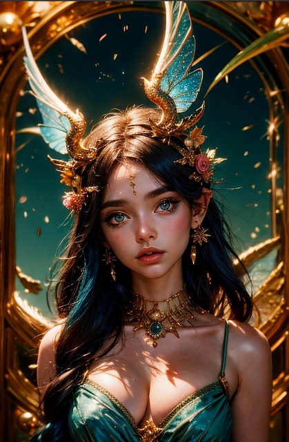 Free ai generated fairy woman illustration