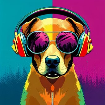 Knal, Kunst, Puppy, Hond, Portret