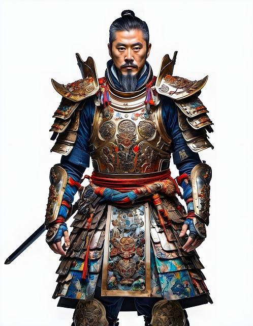 Free ai generated warrior samurai illustration