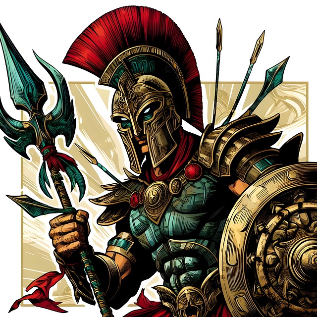 Free ai generated man samurai illustration