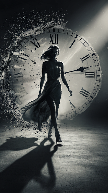 Free ai generated woman time illustration