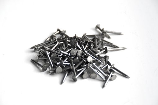 Nägel, Flachkopf, Stahl, Werkzeuge, Neu