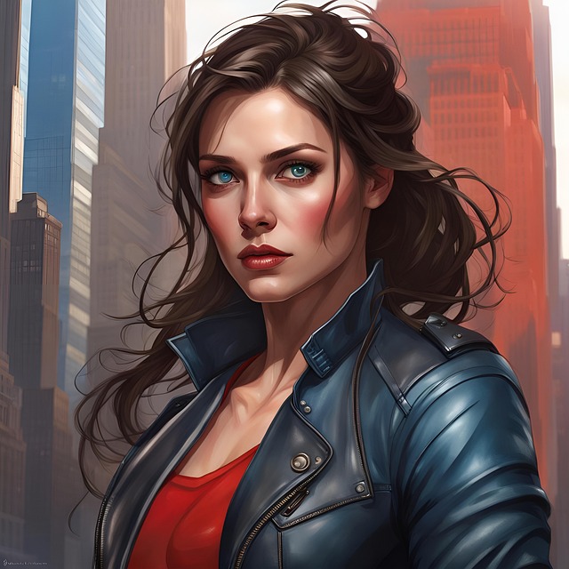Free ai generated woman grayle hudson illustration