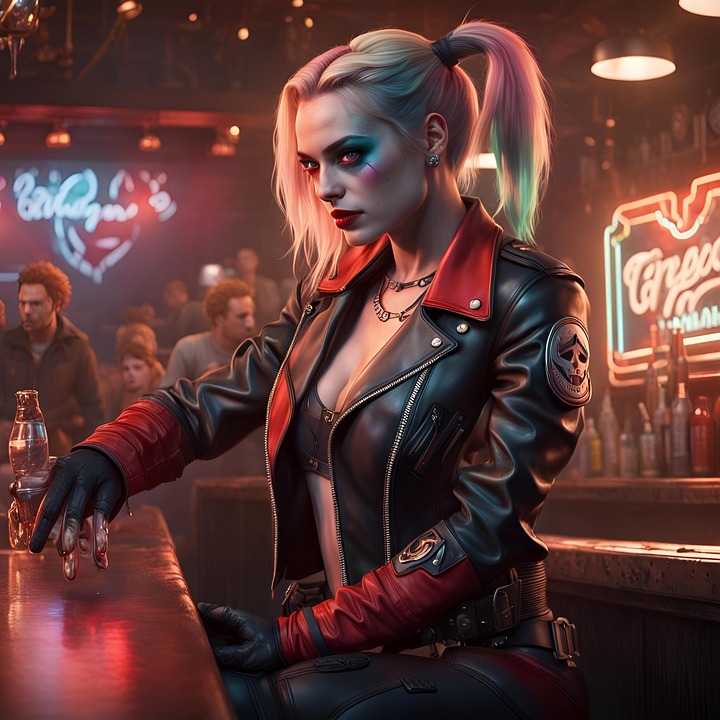 Luxus Harley Quinn Bild Ebenbild