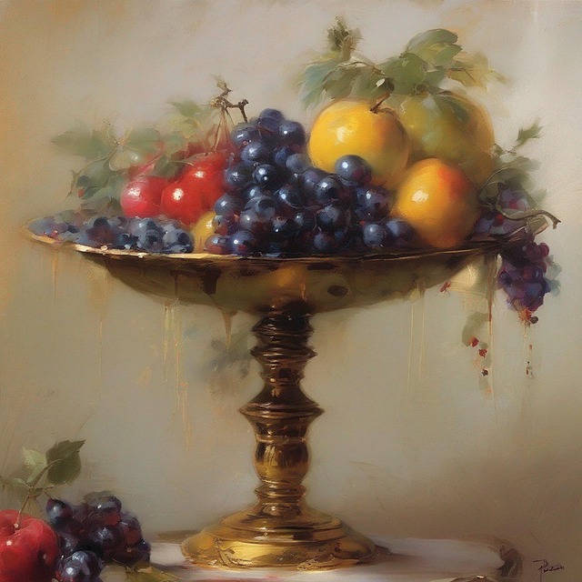 Free ai generated grapes fruit illustration