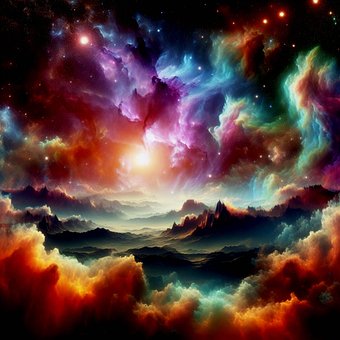 Céu, Espaço, Galaxia, Estrela, Fantasia