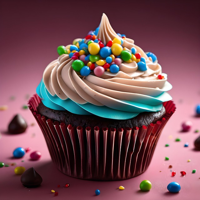 Download free HD stock image of Ai Generated Cupcake Free ai generated cupcake chocolate illustration