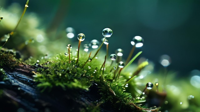 Free moss intricate forest floor illustration