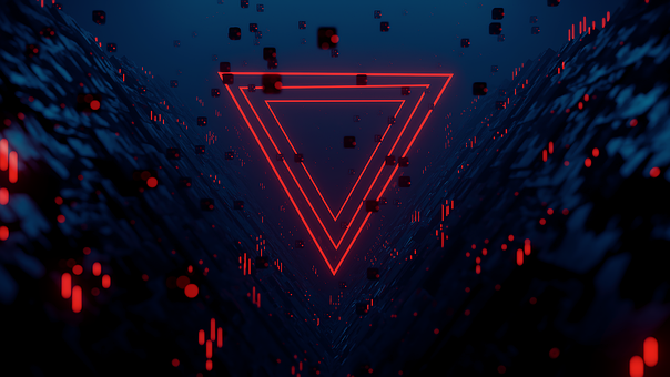 Free Space Triangle illustration and picture
