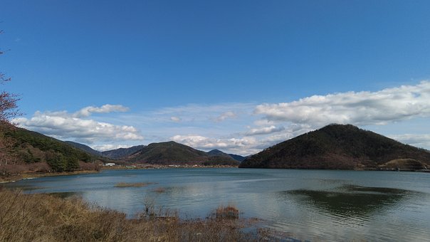 Lake, Himmel, Wolke, Berg, Yoon Seul