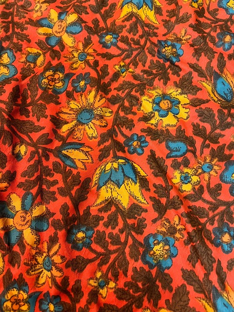 Vintage, Bloemen, Kleding Stof, Lap