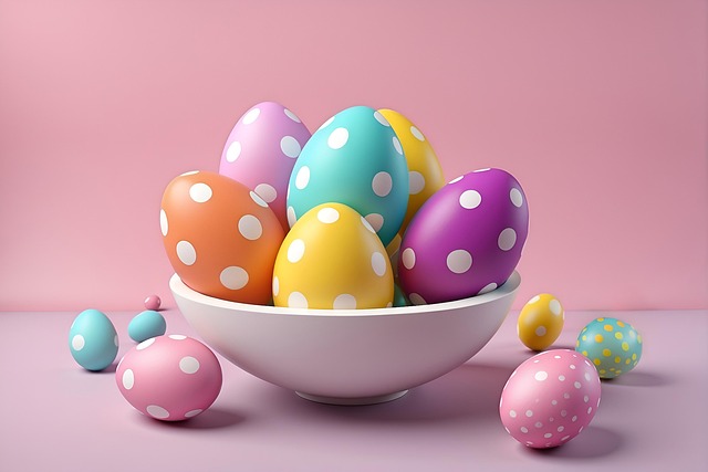 Ai Generiert, Ostern, Eier, Bunt