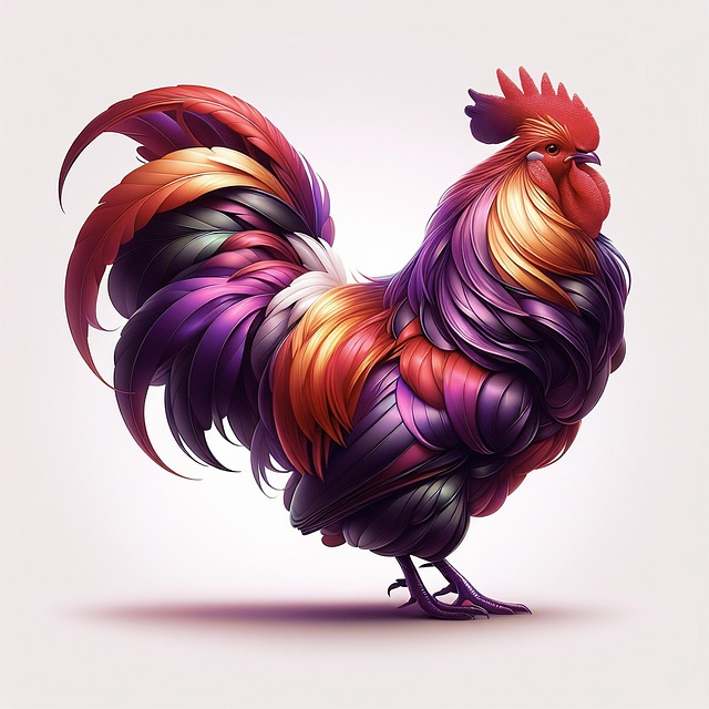 Free rooster chicken bird illustration