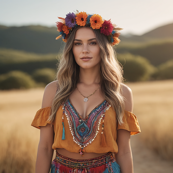Ai Genereret, Natur, Kvinde, Mode, Pige