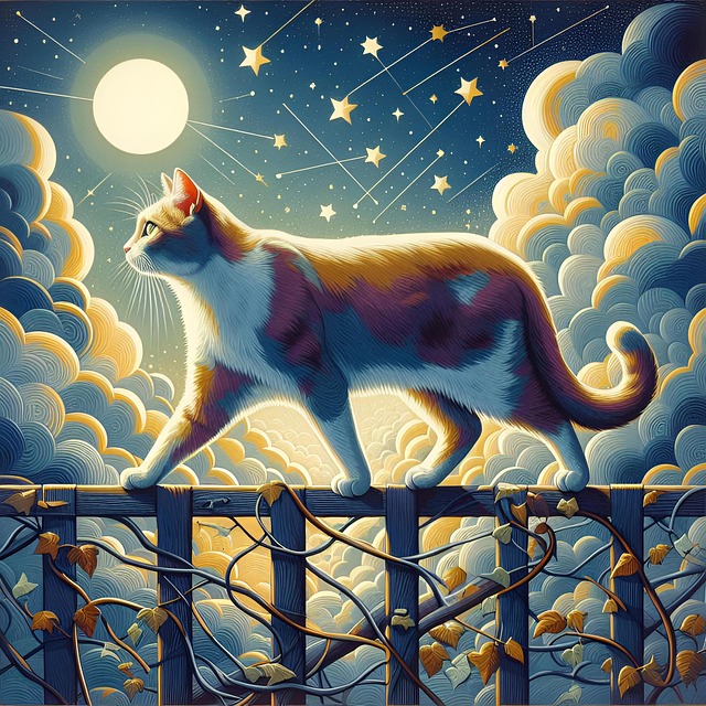 Free ai generated cat feline illustration