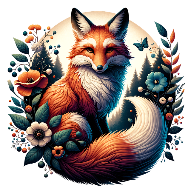 Free ai generated fox animal illustration